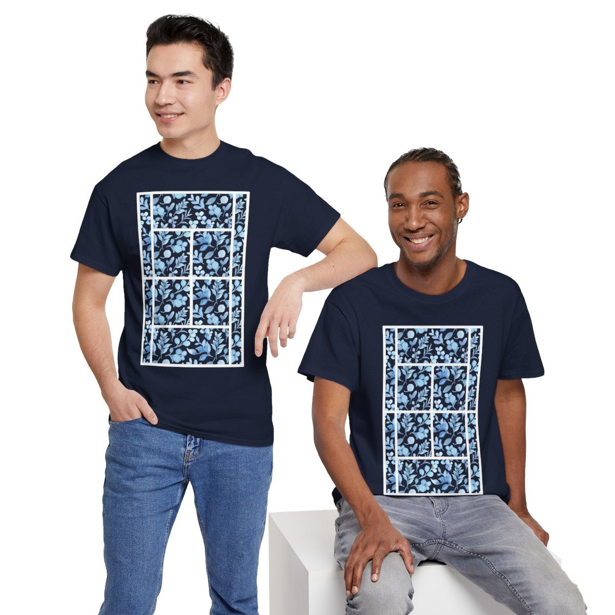 TENNIS FLORAL 2 - Tennis (Basic Tee)