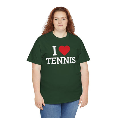 I HEART TENNIS - Tennis (Basic Tee)
