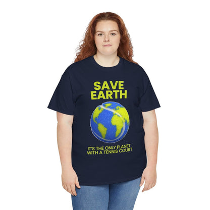 SAVE EARTH - Tennis (Basic Tee)