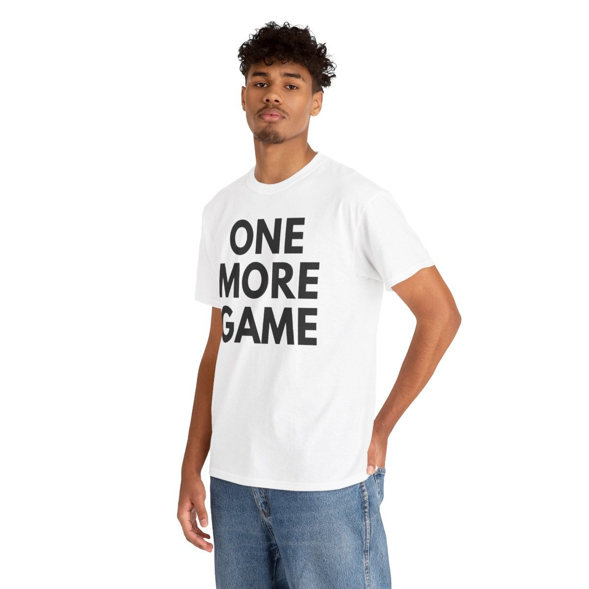 ONE MORE GAME - Tennis & Pickleball (Basic Tee)