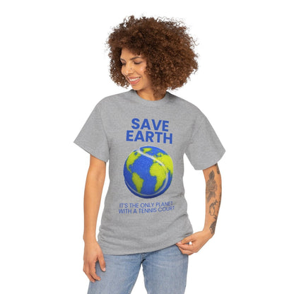 SAVE EARTH - Tennis (Basic Tee)