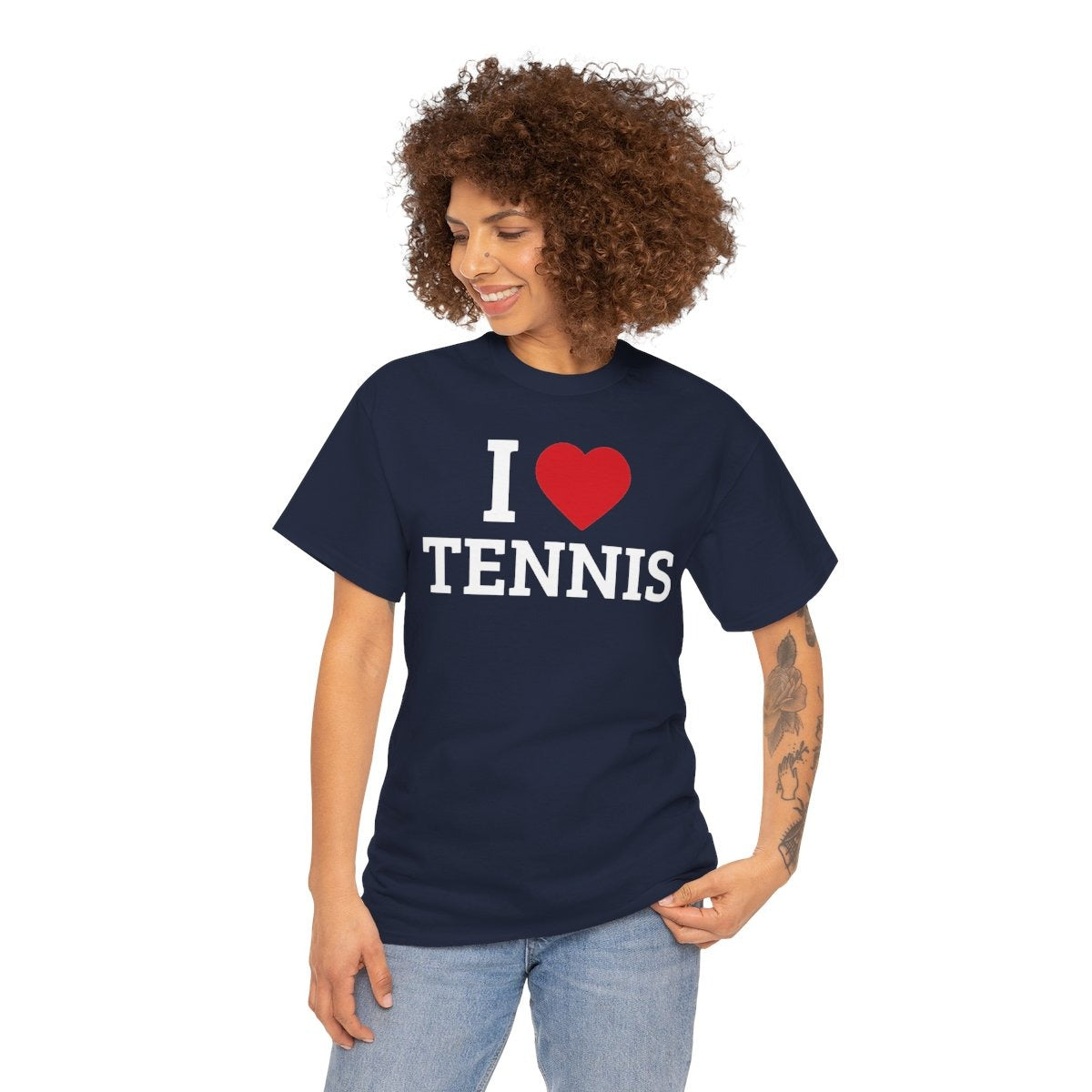 I HEART TENNIS - Tennis (Basic Tee)