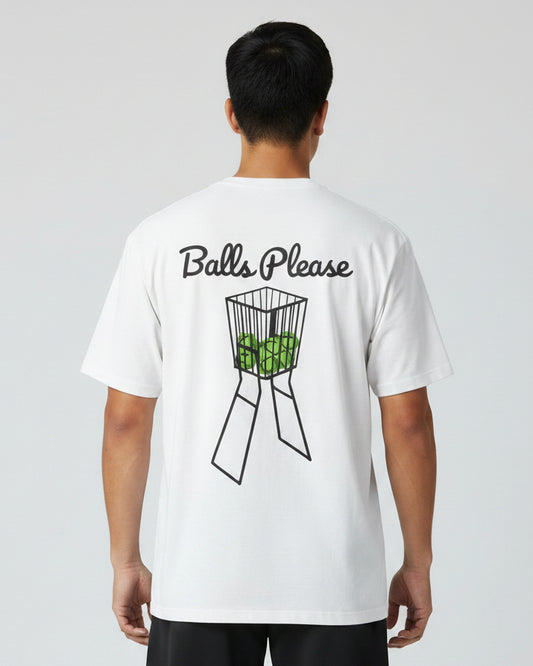 BALLS PLEASE - Tennis (Basic Tee)