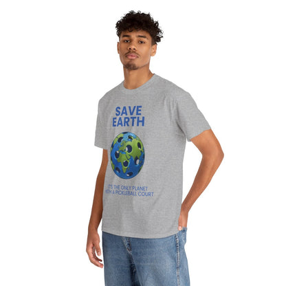 SAVE EARTH - Pickleball (Basic Tee)