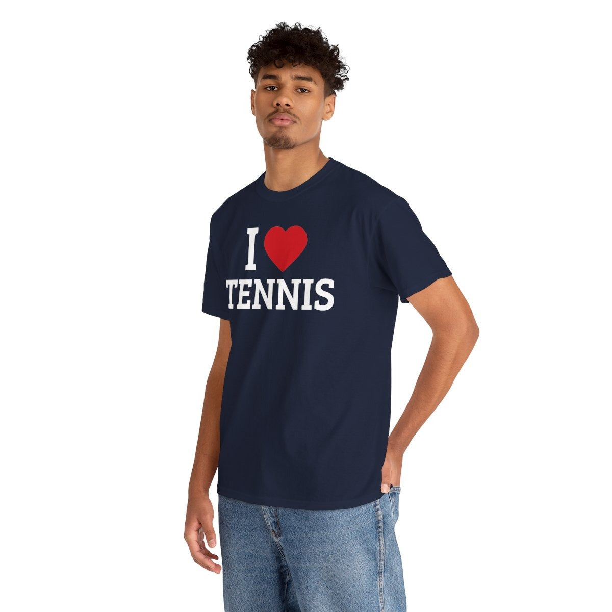 I HEART TENNIS - Tennis (Basic Tee)