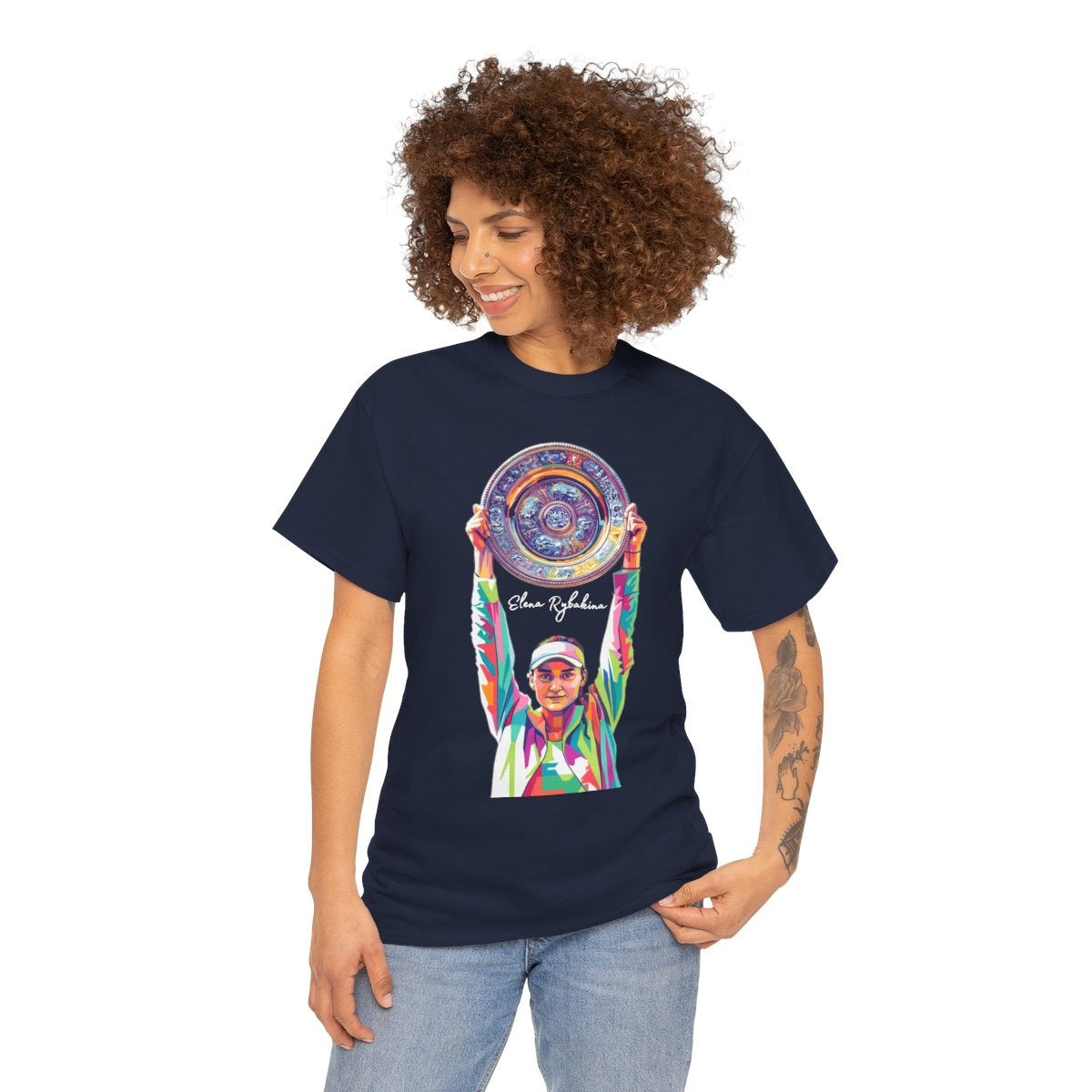 ELENA RYBAKINA 2 - Tennis (Basic Tee)