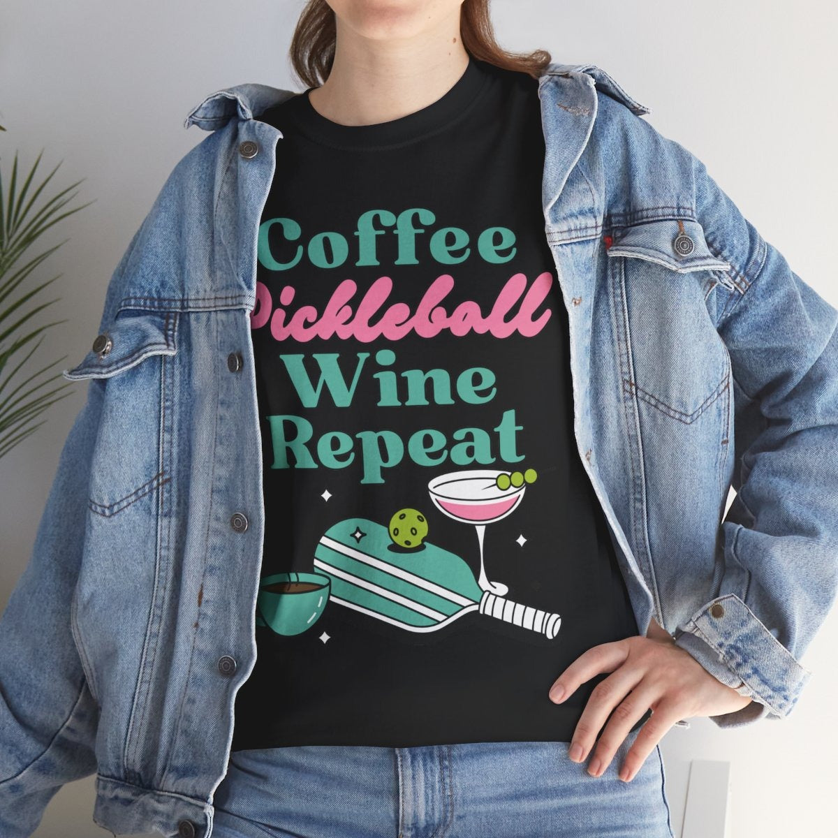 COFFEE PICKLEBALL WINE REPEAT - Pickleball (Dri Fit)