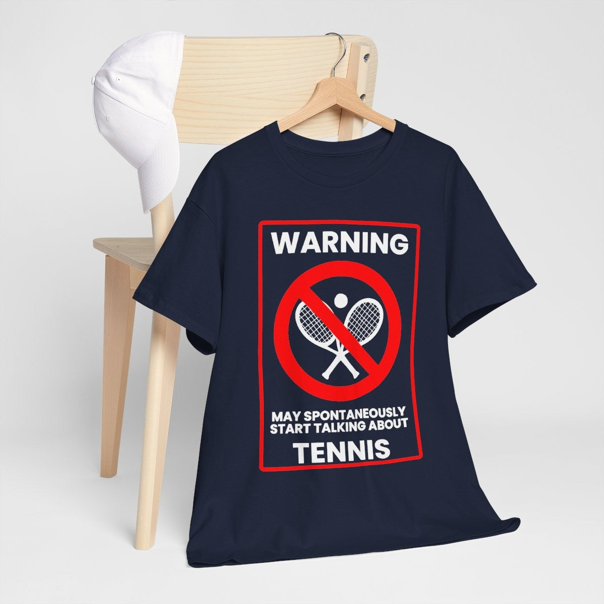 WARNING TENNIS - Tennis (Basic Tee)
