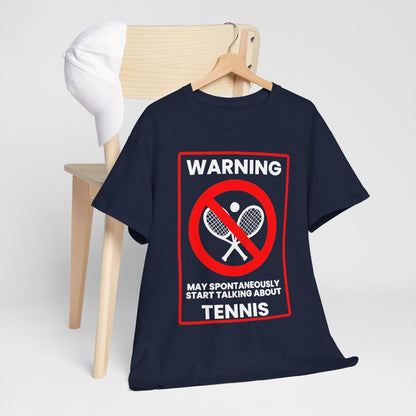WARNING TENNIS - Tennis (Basic Tee)