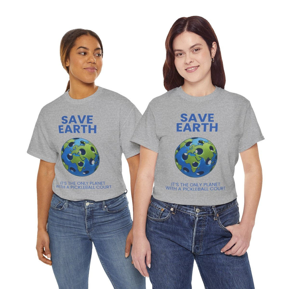 SAVE EARTH - Pickleball (Basic Tee)