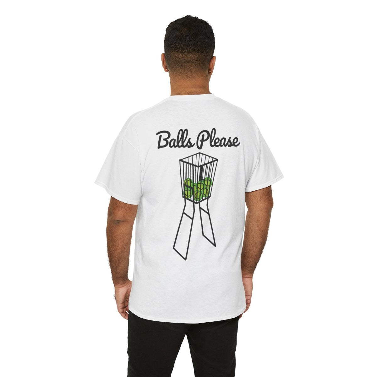 BALLS PLEASE - Tennis (Basic Tee)