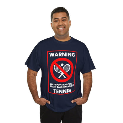 WARNING TENNIS - Tennis (Basic Tee)