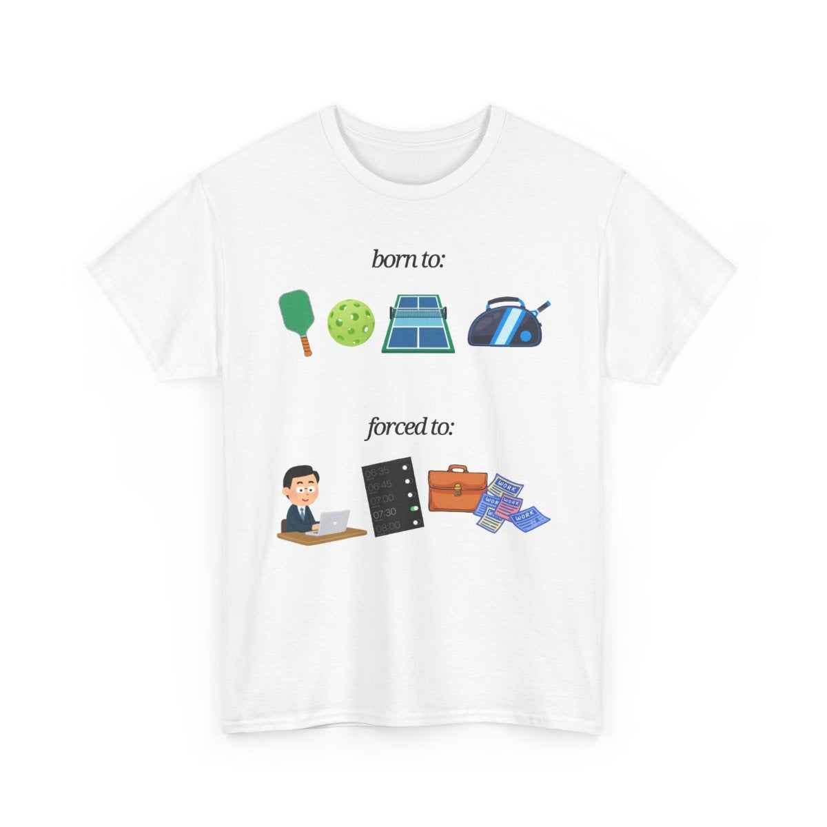 FORCED TO WORK - Pickleball (Dri Fit)