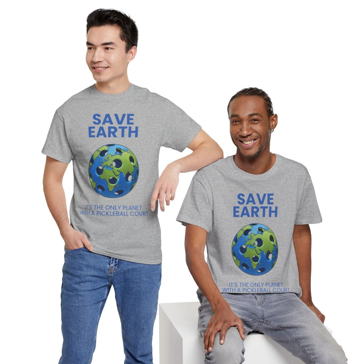 SAVE EARTH - Pickleball (Basic Tee)