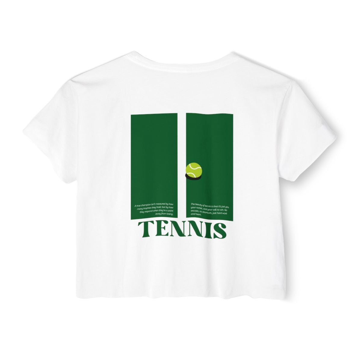 TIEBREAK - Tennis Crop Top