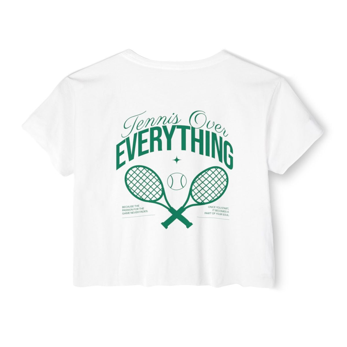 TENNIS OVER EVERYTHING - Tennis Crop Top