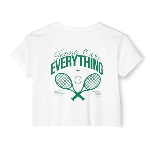 TENNIS OVER EVERYTHING - Tennis Crop Top