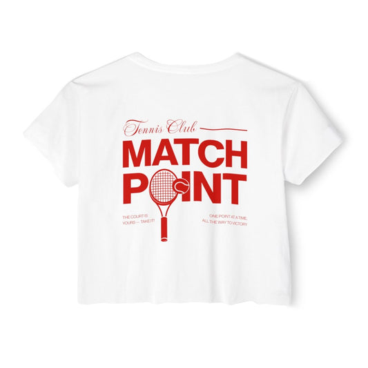 MATCH POINT 3 - Tennis Crop Top