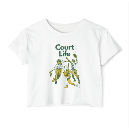 COURT LIFE - Tennis Crop Top