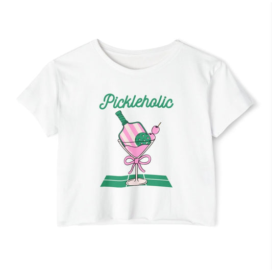 PICKLEHOLIC - Pickleball (Crop Top)