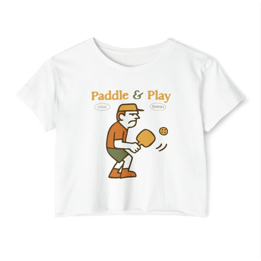 PADDLE & PLAY - Pickleball (Crop Top)