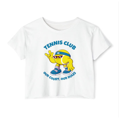 TENNIS CLUB 3 - Tennis Crop Top
