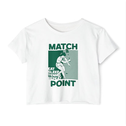 MATCH POINT 6 - Tennis Crop Top