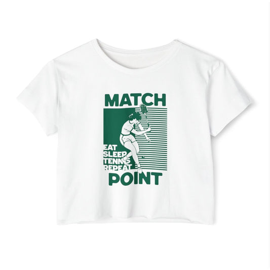MATCH POINT 6 - Tennis Crop Top