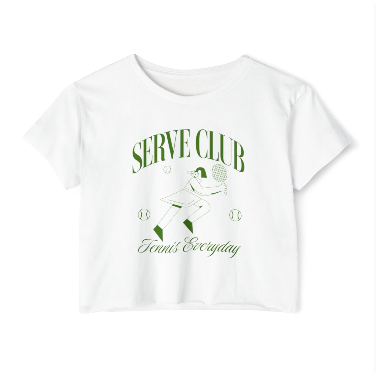 SERVE CLUB - Tennis Crop Top