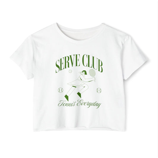 SERVE CLUB - Tennis Crop Top