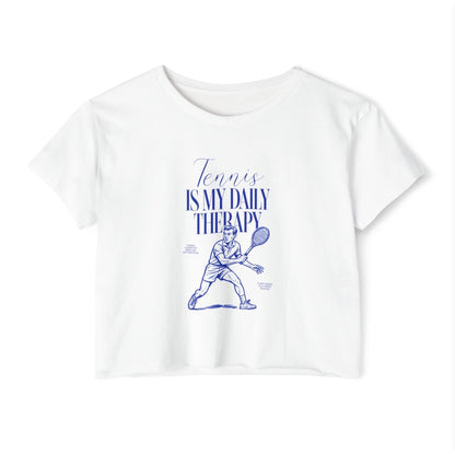 TENNIS THERAPY - Tennis Crop Top