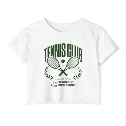 TENNIS CLUB 6 - Tennis Crop Top