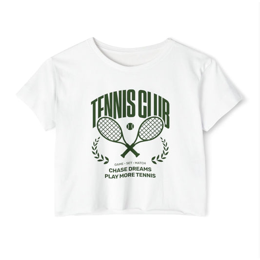 TENNIS CLUB 6 - Tennis Crop Top