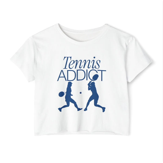 TENNIS ADDICT 3 - Tennis Crop Top