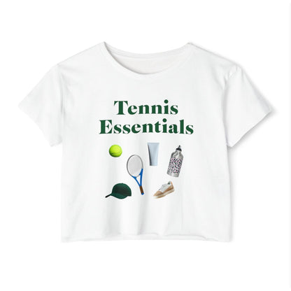 TENNIS ESSENTIALS - Tennis Crop Top