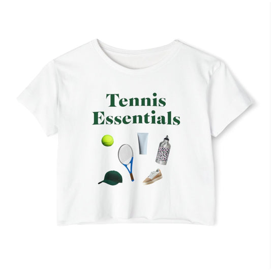 TENNIS ESSENTIALS - Tennis Crop Top