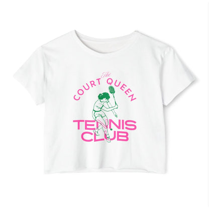 COURT QUEEN 3 - Tennis Crop Top