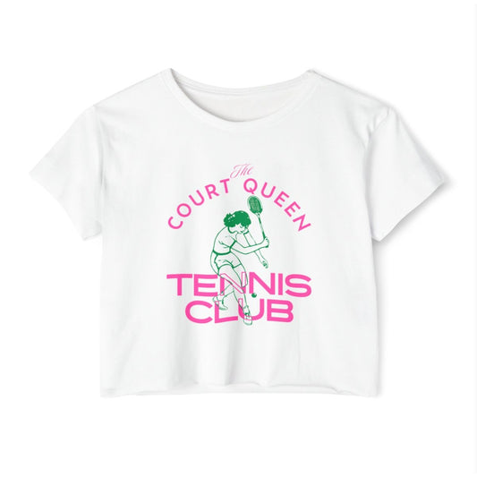 COURT QUEEN 3 - Tennis Crop Top