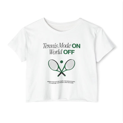TENNIS MODE 2 - Tennis Crop Top