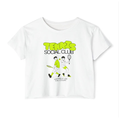 BOUNCE - Tennis Crop Top