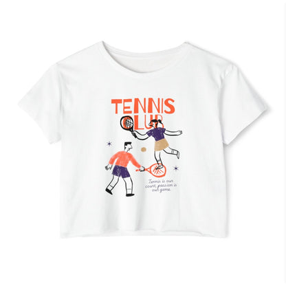 TENNIS CLUB 4 - Tennis Crop Top