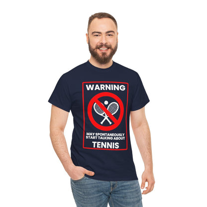 WARNING TENNIS - Tennis (Basic Tee)