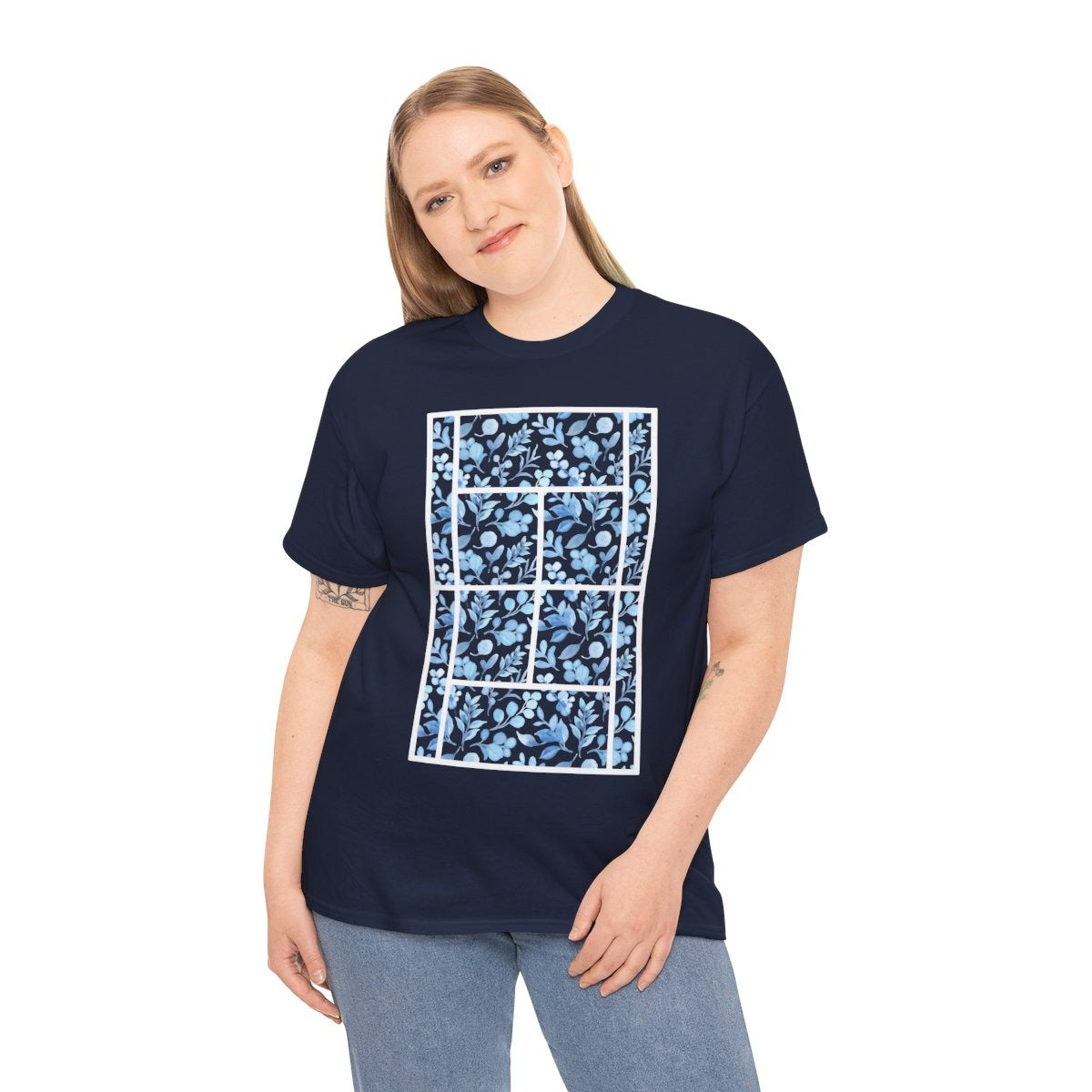 TENNIS FLORAL 2 - Tennis (Basic Tee)