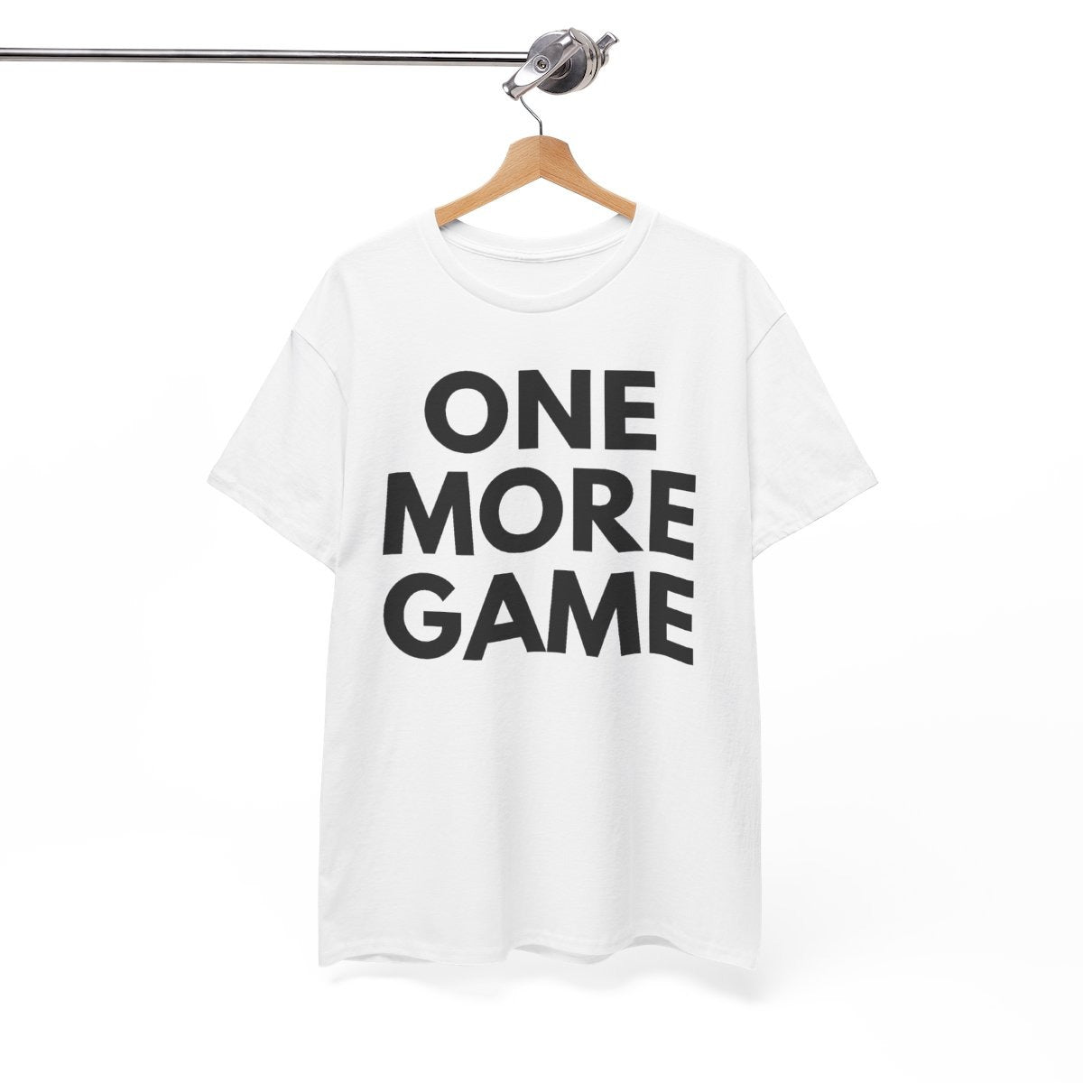 ONE MORE GAME - Tennis & Pickleball (Basic Tee)