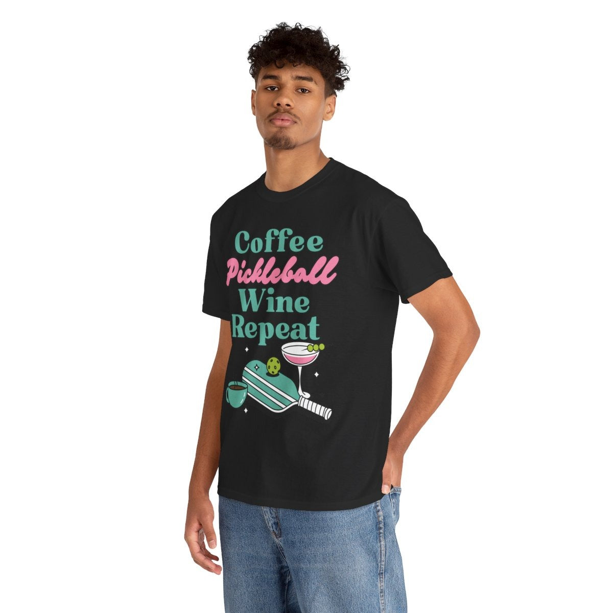 COFFEE PICKLEBALL WINE REPEAT - Pickleball (Dri Fit)