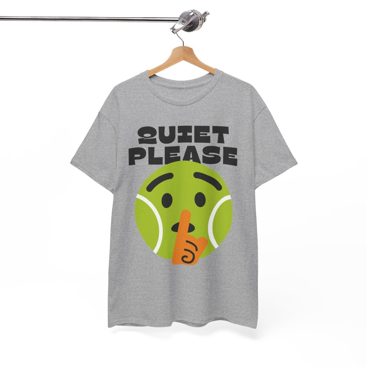 QUIET PLEASE - Tennis (Basic Tee)