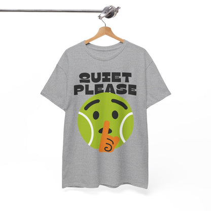 QUIET PLEASE - Tennis (Basic Tee)