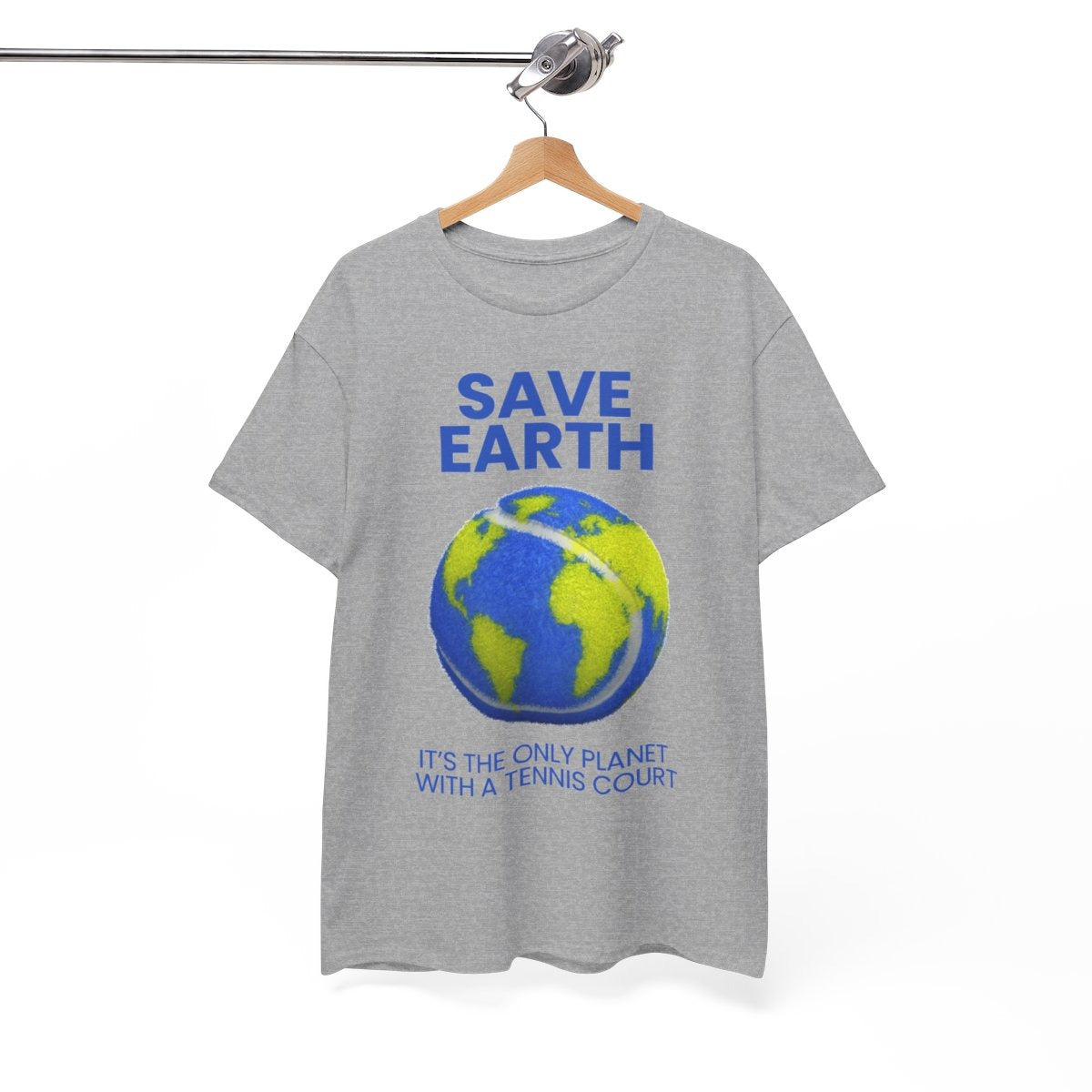 SAVE EARTH - Tennis (Basic Tee)