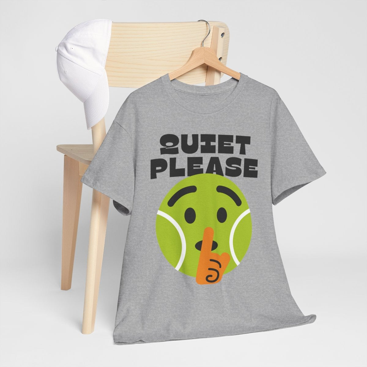 QUIET PLEASE - Tennis (Basic Tee)