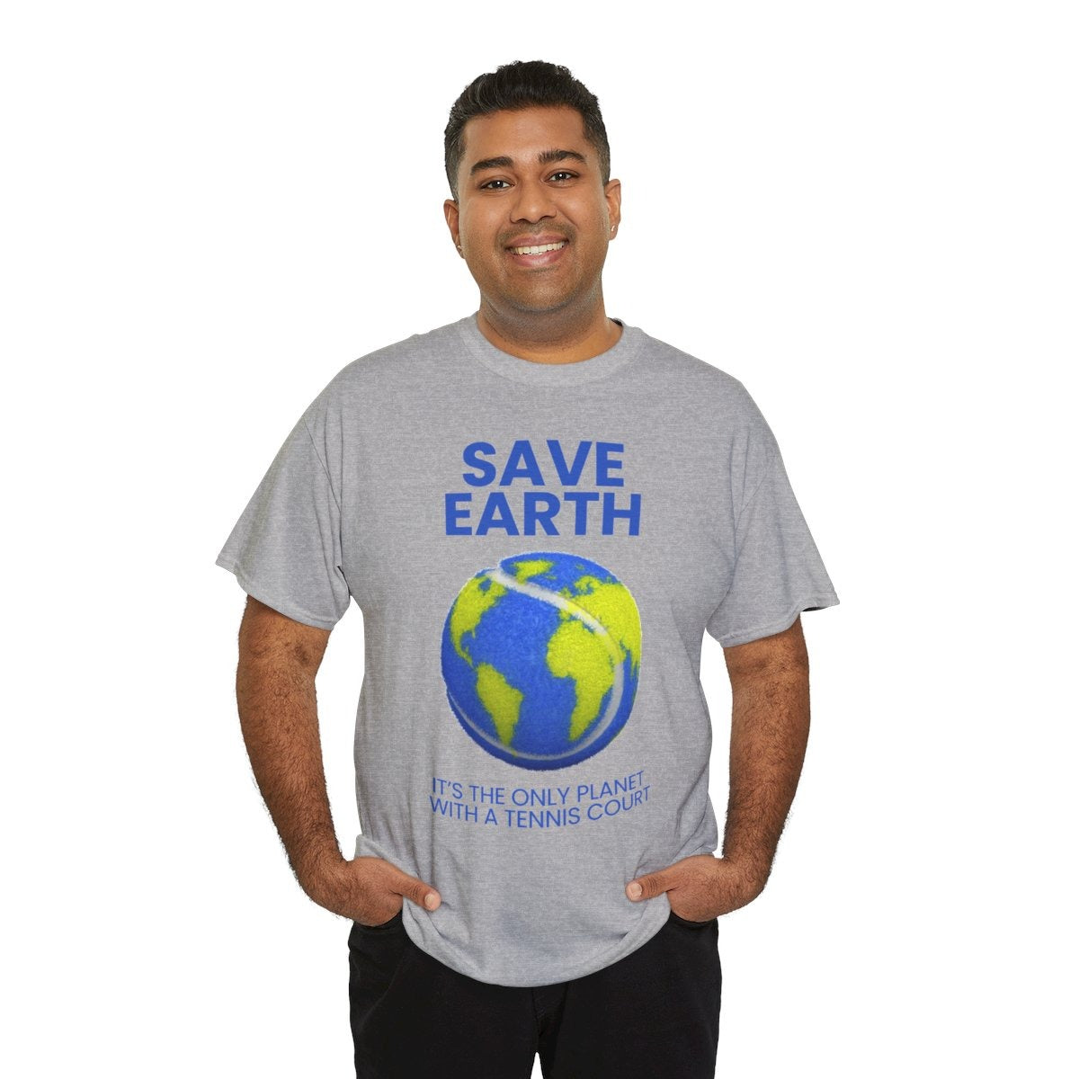 SAVE EARTH - Tennis (Basic Tee)